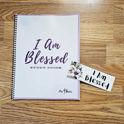 I Am Blessed Bookmark for bible study