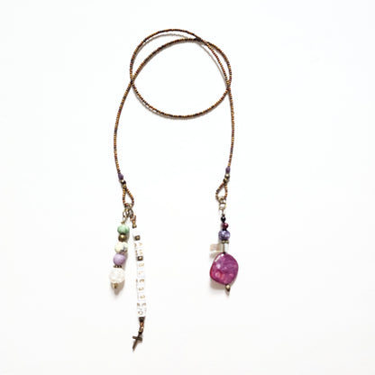 I Am Blessed Single Strand Beaded Bible Bookmark