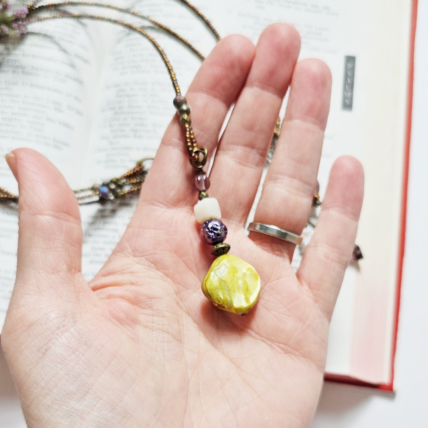 I Am Blessed 4-strand Beaded Bible Bookmark