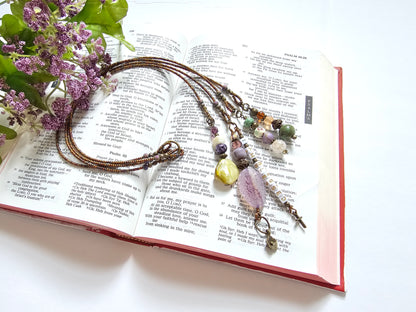 I Am Blessed 4-strand Beaded Bible Bookmark