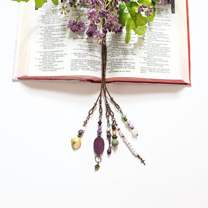 I Am Blessed 5-Strand Beaded Bible Bookmark