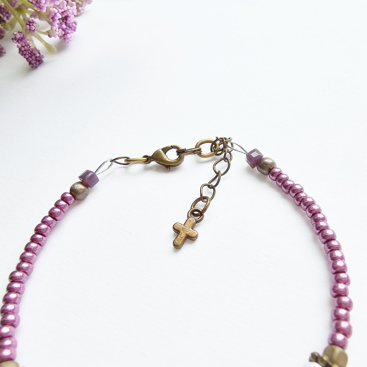 I Am Blessed Single Strand Bracelet - stackable arm jewelry for women