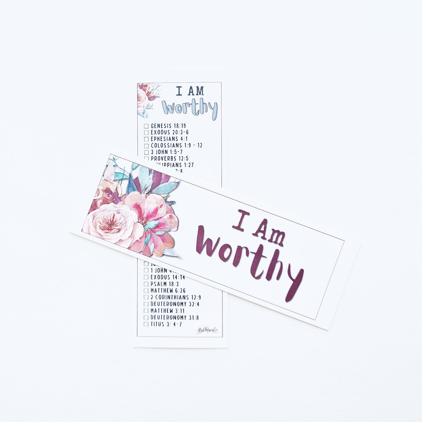 I Am Redeemed Bookmark for bible study