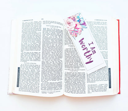 I Am Redeemed Bookmark for bible study
