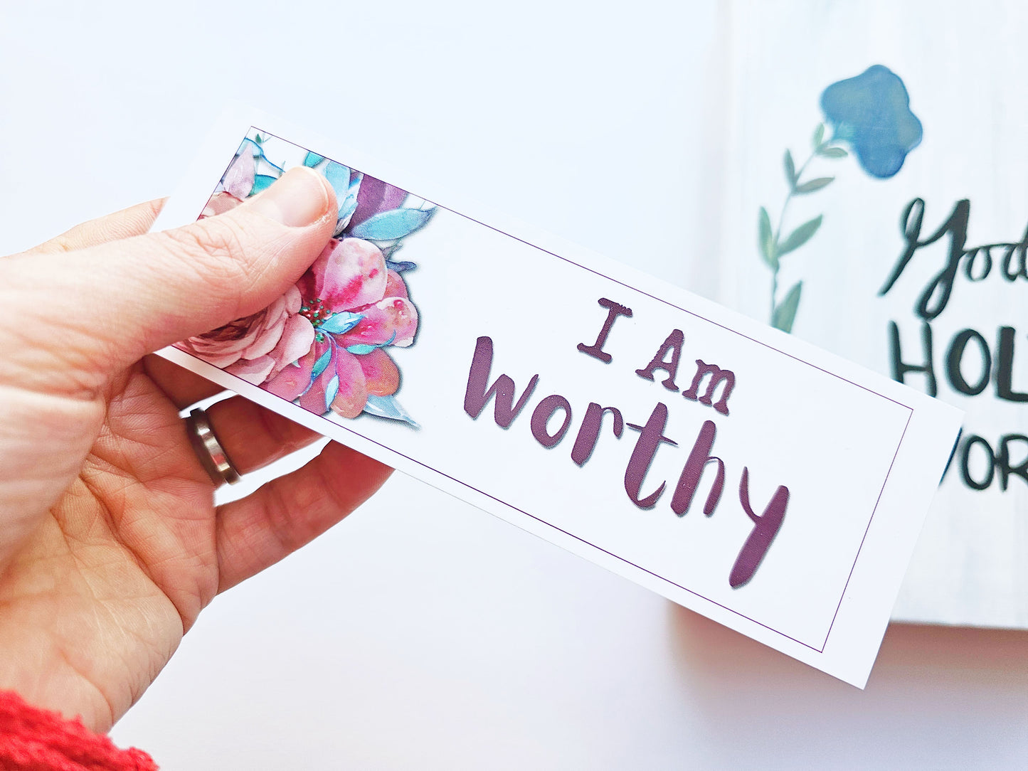 I Am Redeemed Bookmark for bible study