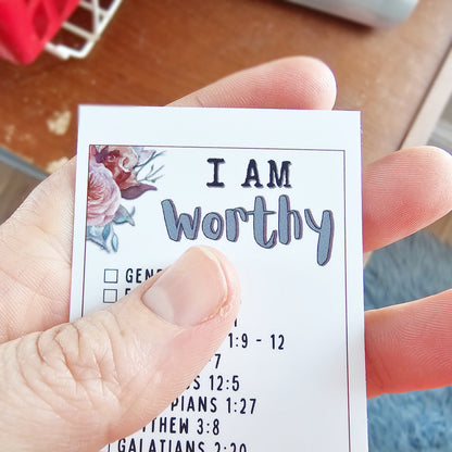 I Am Redeemed Bookmark for bible study