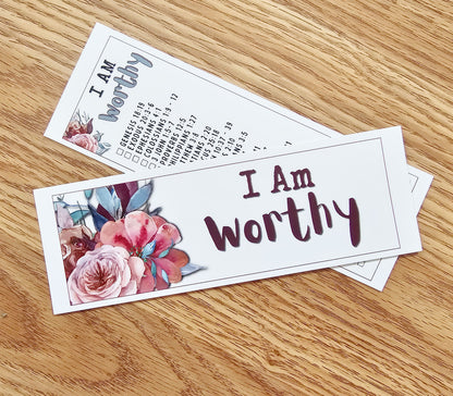 I Am Redeemed Bookmark for bible study