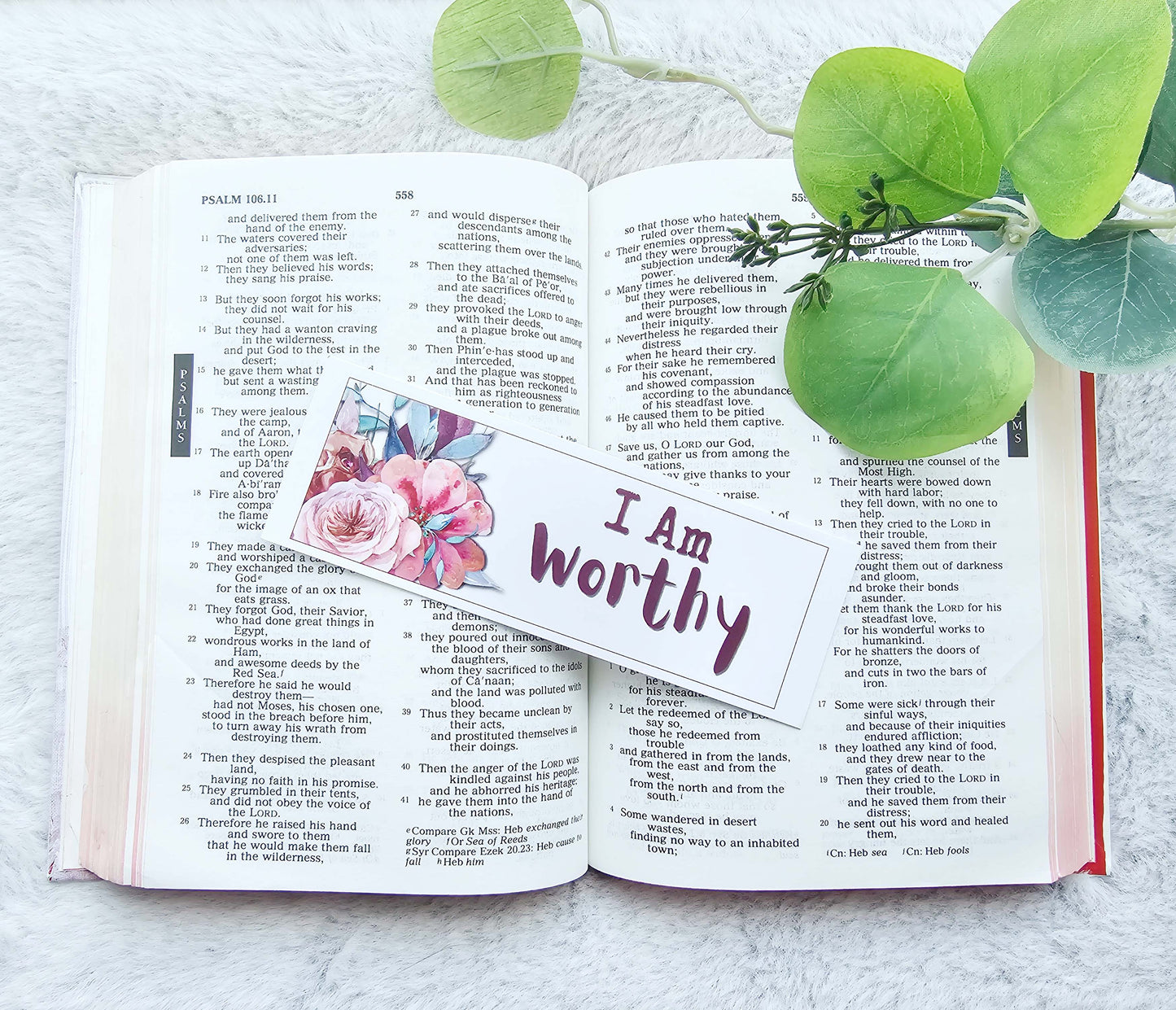 I Am Redeemed Bookmark for bible study