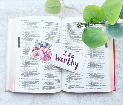I Am Redeemed Bookmark for bible study