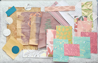 I Am Worthy Creative bible study Handmade Journal Kit with Ephemera