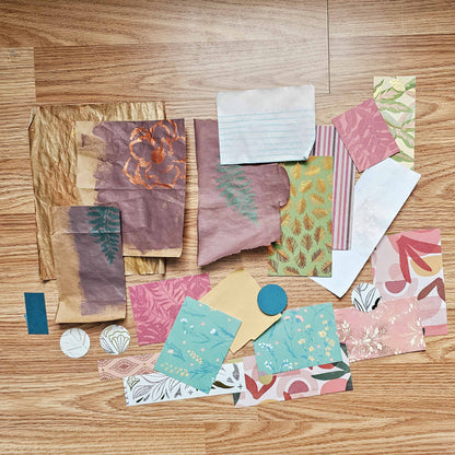 I Am Worthy Creative bible study Handmade Journal Kit with Ephemera