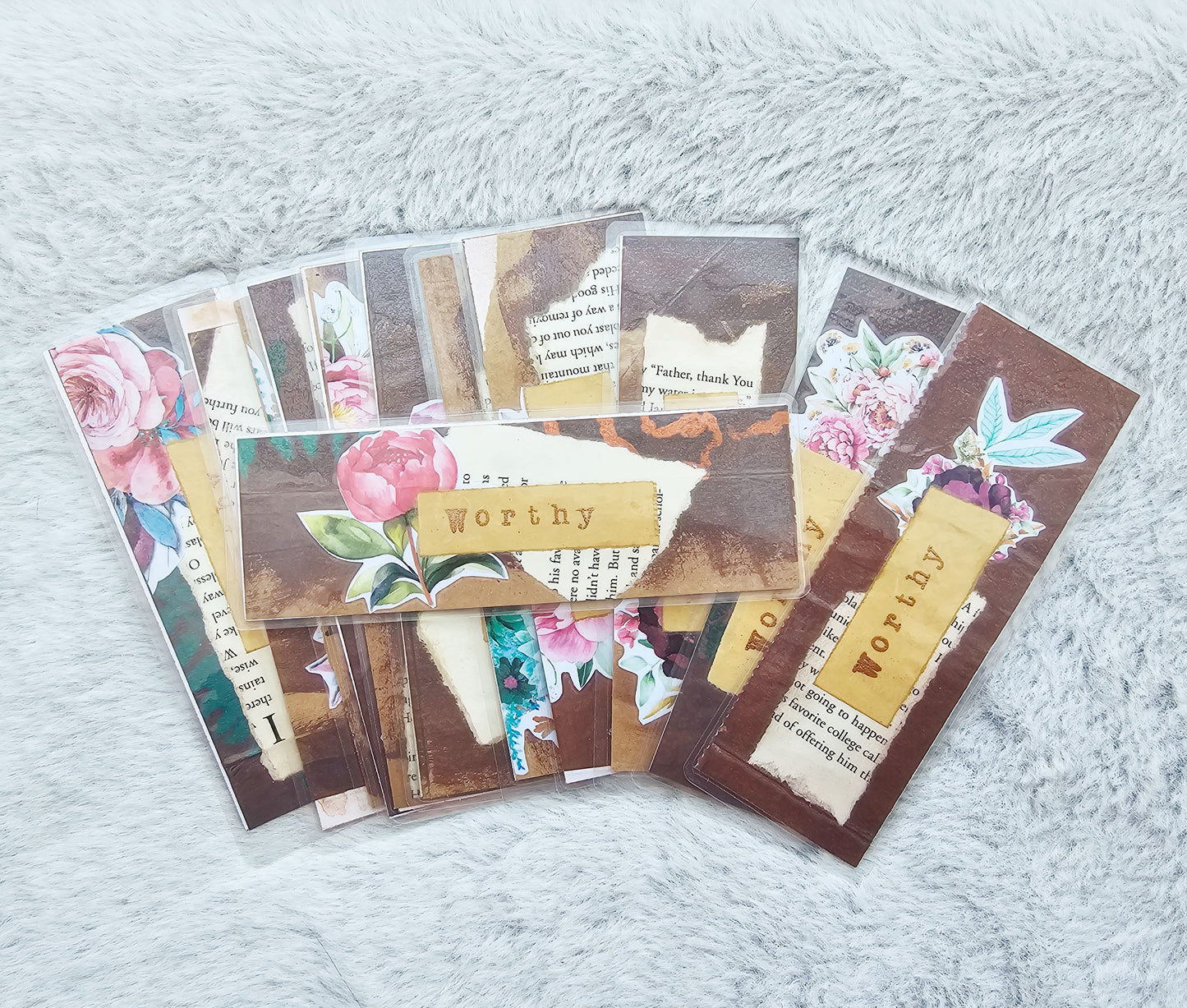 I Am Worthy Bookmark Handmade OOAK