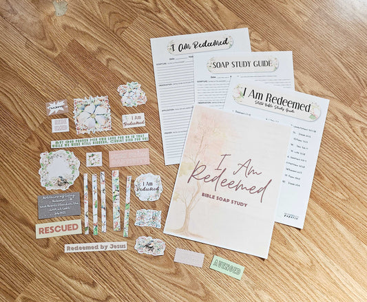 I Am Redeemed SOAP Bible Study pack for Christian Women