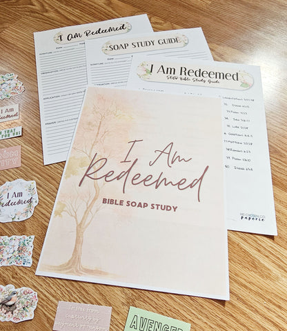 I Am Redeemed SOAP Bible Study pack for Christian Women