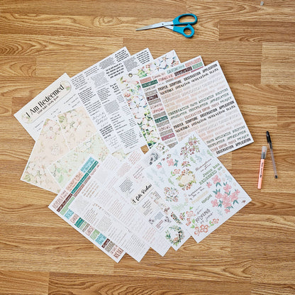 I Am Redeemed Bible Journaling Sticker set