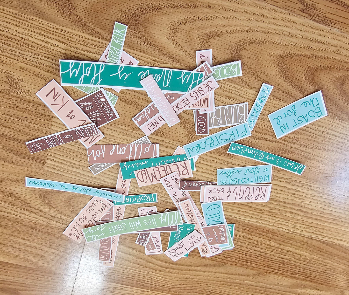 I Am Redeemed Bible Journaling Sticker set