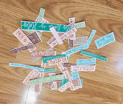 I Am Redeemed Bible Journaling Sticker set