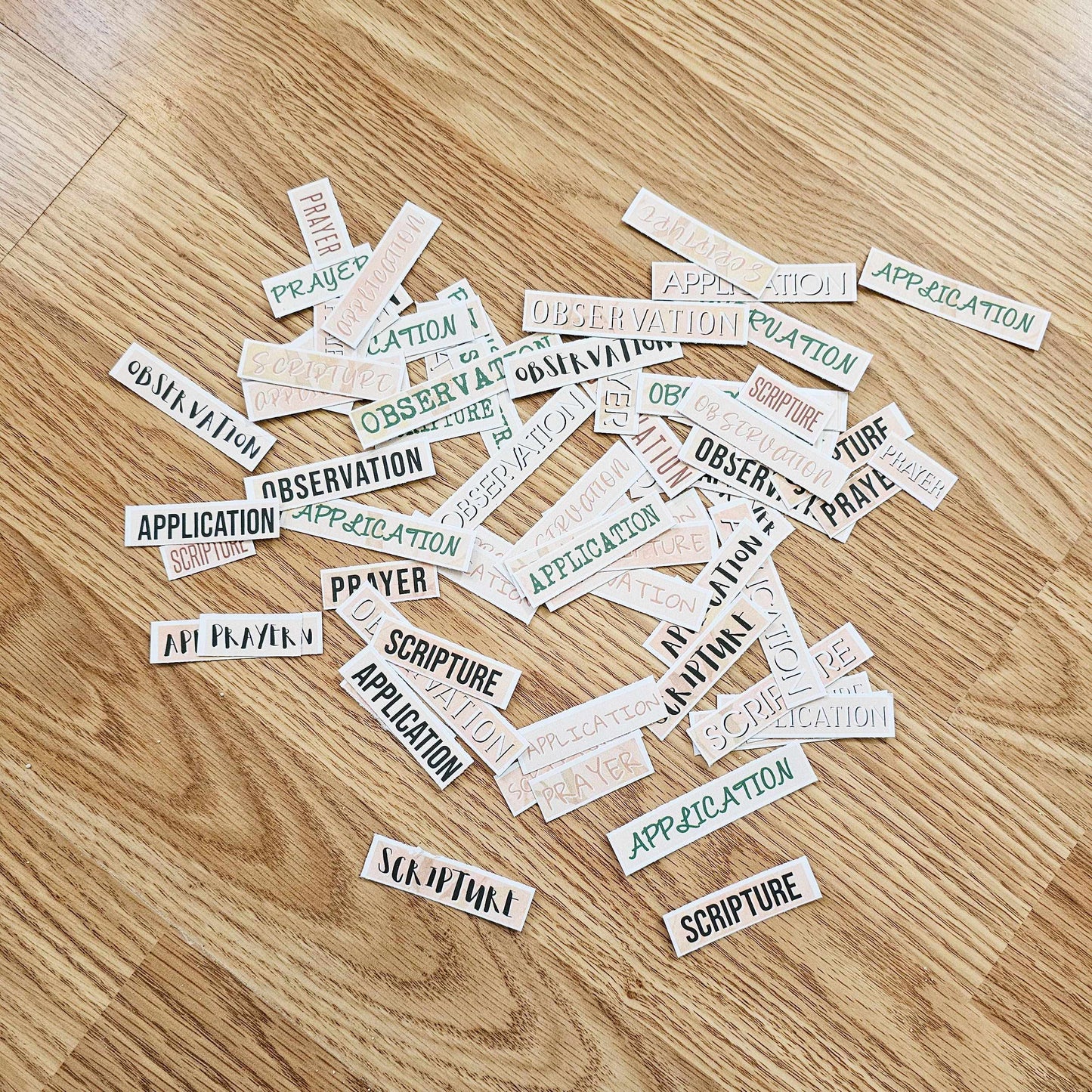 I Am Redeemed Bible Journaling Sticker set