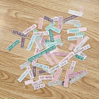 I Am Redeemed Bible Journaling Sticker set