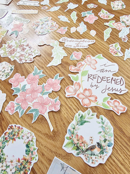 I Am Redeemed Bible Journaling Sticker set