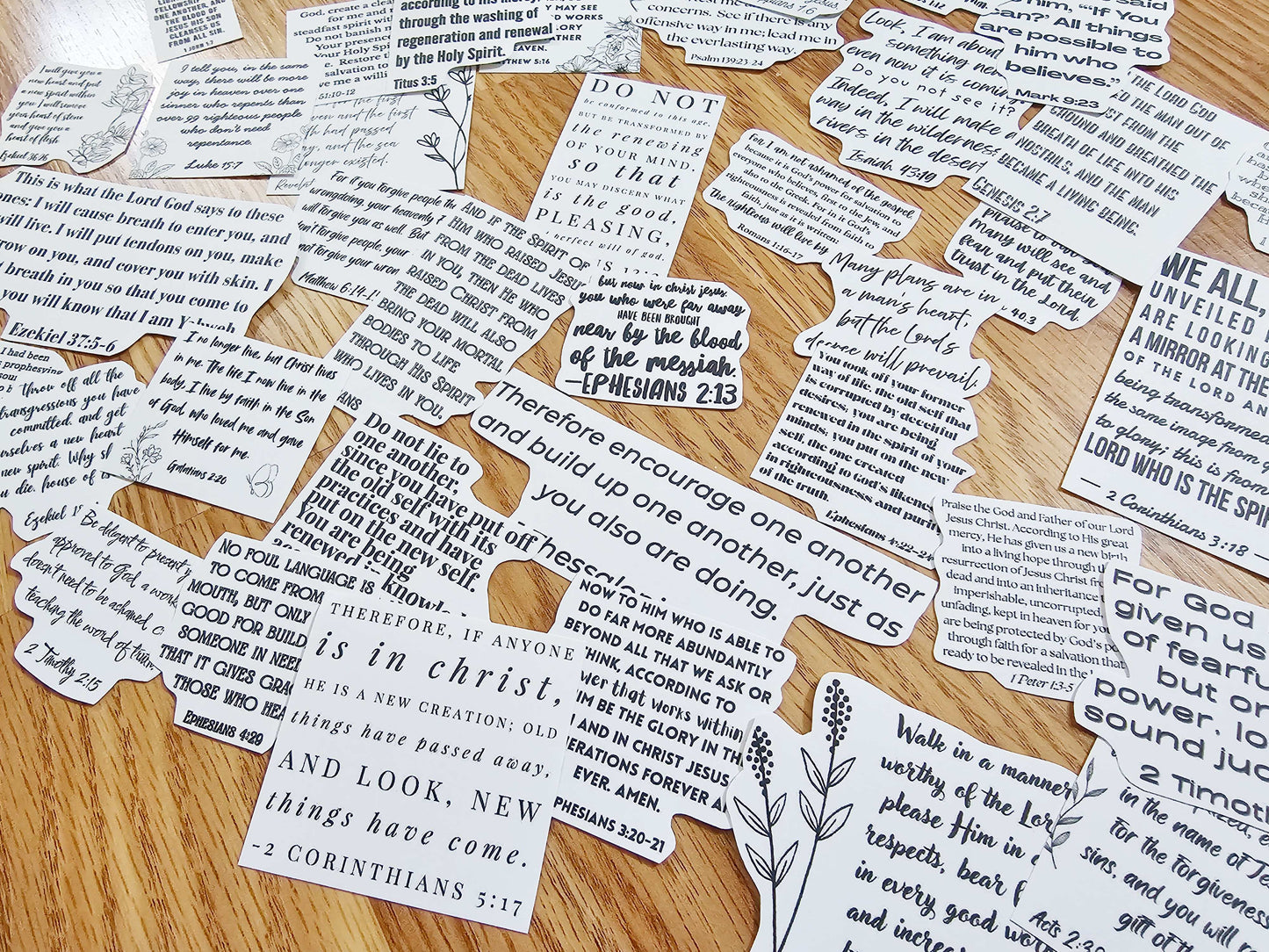 I Am Transformed Bible Journaling Sticker set