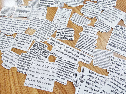 I Am Transformed Bible Journaling Sticker set