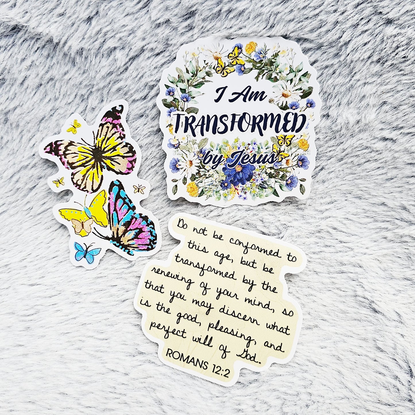 I Am Transformed Vinyl Sticker Decal 3-Pack