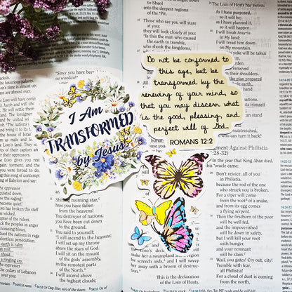 I Am Transformed Vinyl Sticker Decal 3-Pack