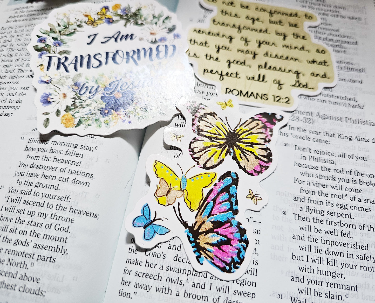 I Am Transformed Vinyl Sticker Decal 3-Pack