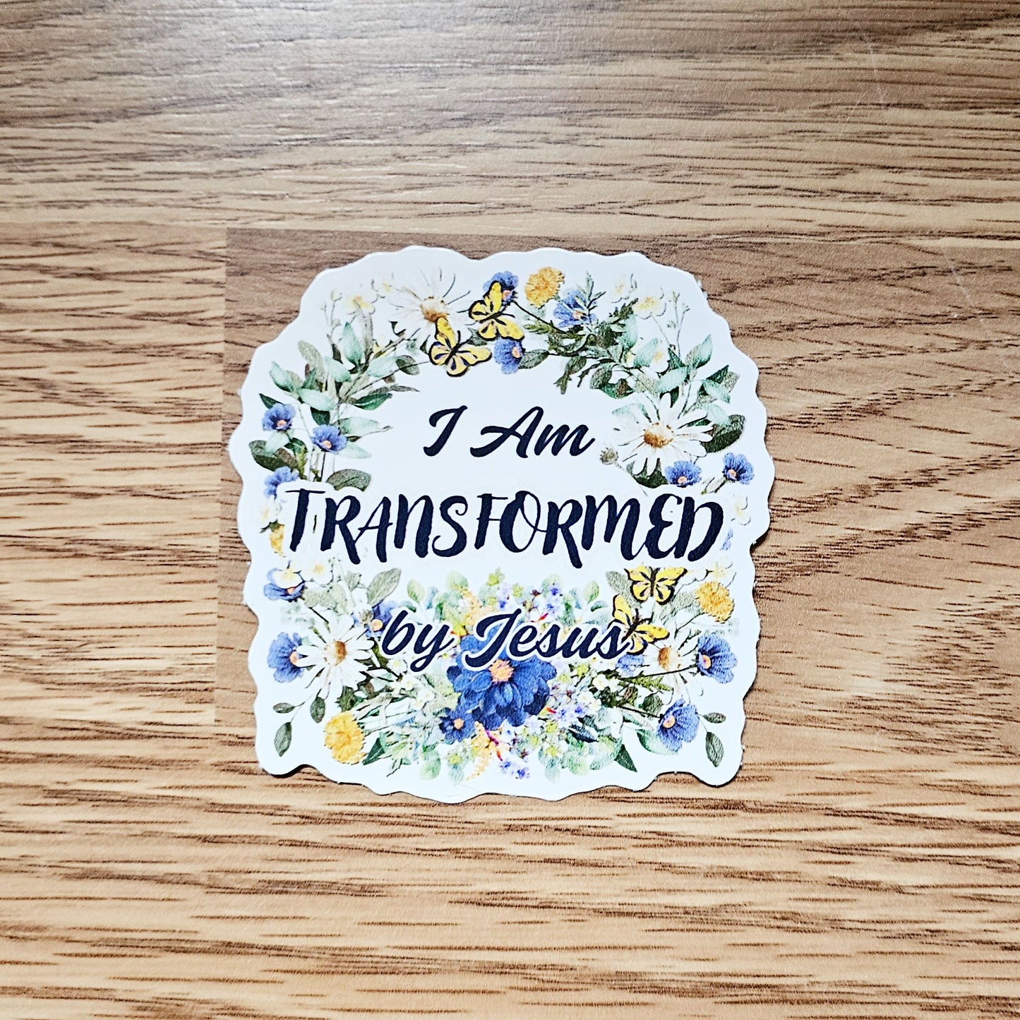 I Am Transformed Vinyl Sticker Decal 3-Pack