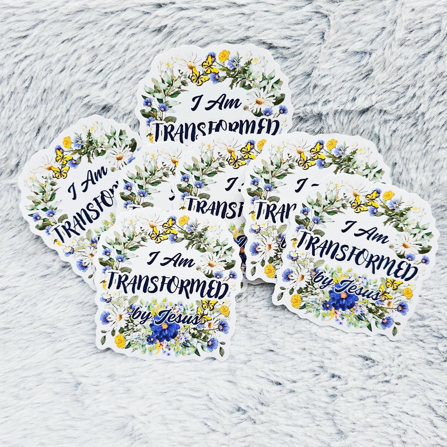 I Am Transformed Vinyl Sticker Decal 3-Pack