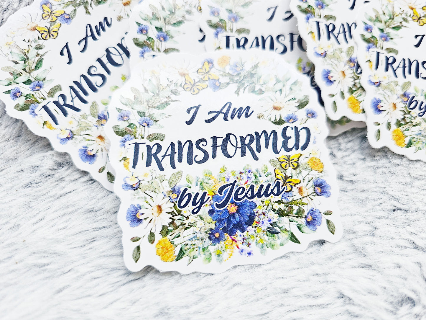 I Am Transformed Vinyl Sticker Decal 3-Pack