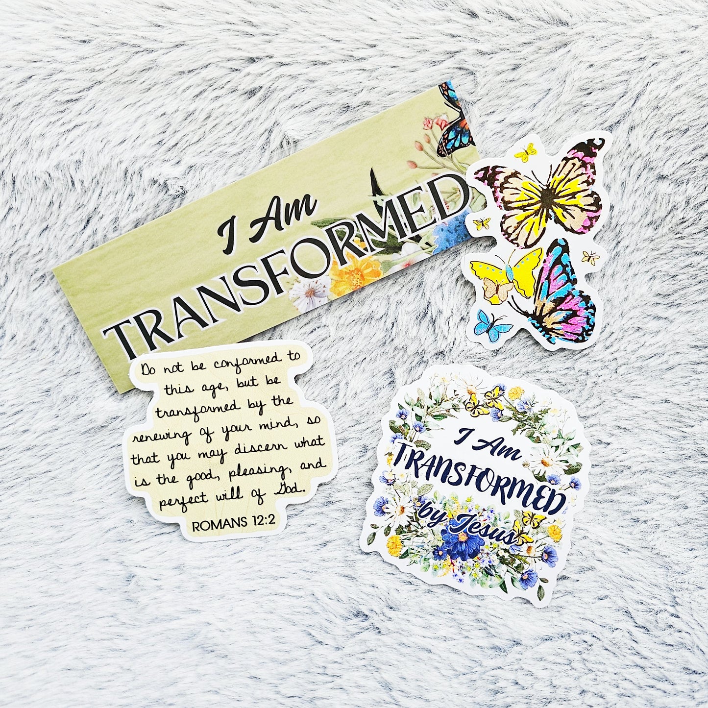 I Am Transformed Bookmark for bible study