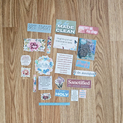 I Am Sanctified SOAP Bible Study pack for Christian Women