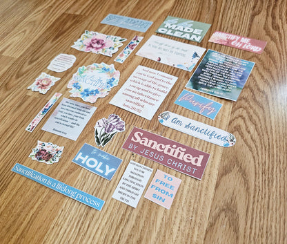 I Am Sanctified SOAP Bible Study pack for Christian Women