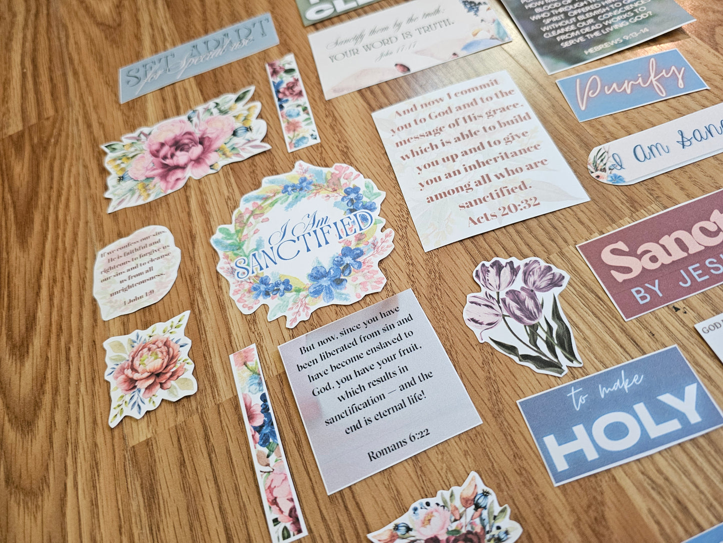 I Am Sanctified SOAP Bible Study pack for Christian Women