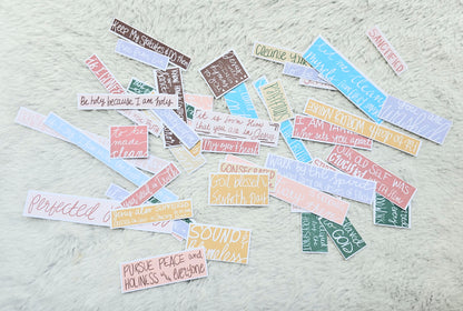 I Am Sanctified Bible Journaling Sticker set