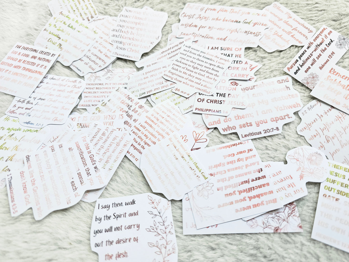 I Am Sanctified Bible Journaling Sticker set