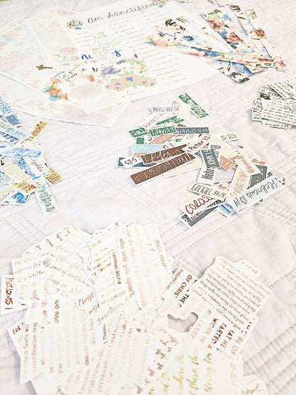 I Am Sanctified Bible Journaling Sticker set