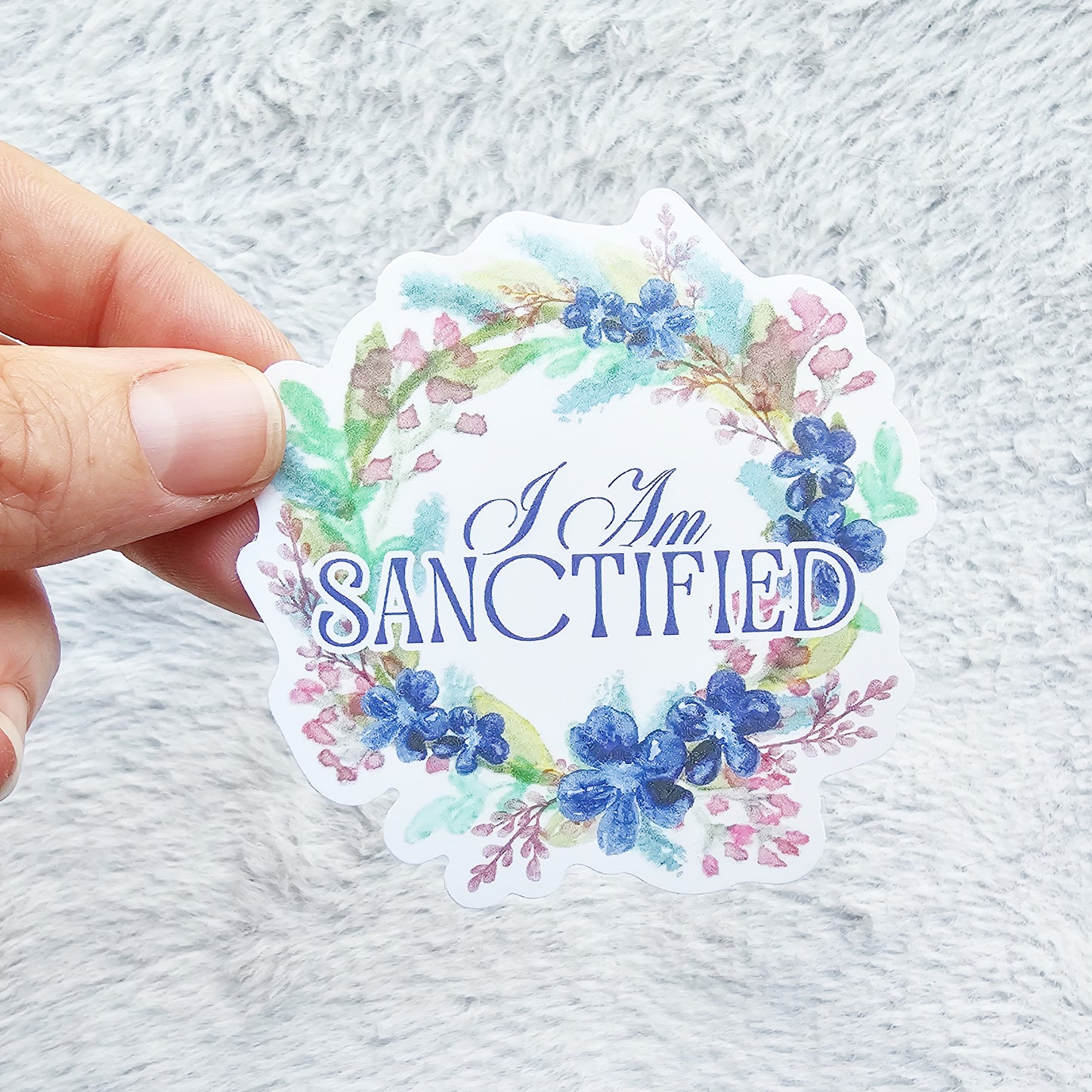 I Am Sanctified Vinyl Stickers - 3 pack