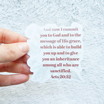 I Am Sanctified Vinyl Stickers - 3 pack