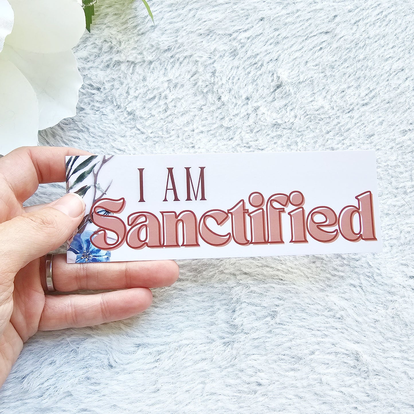 I Am Sanctified Bookmark for bible study