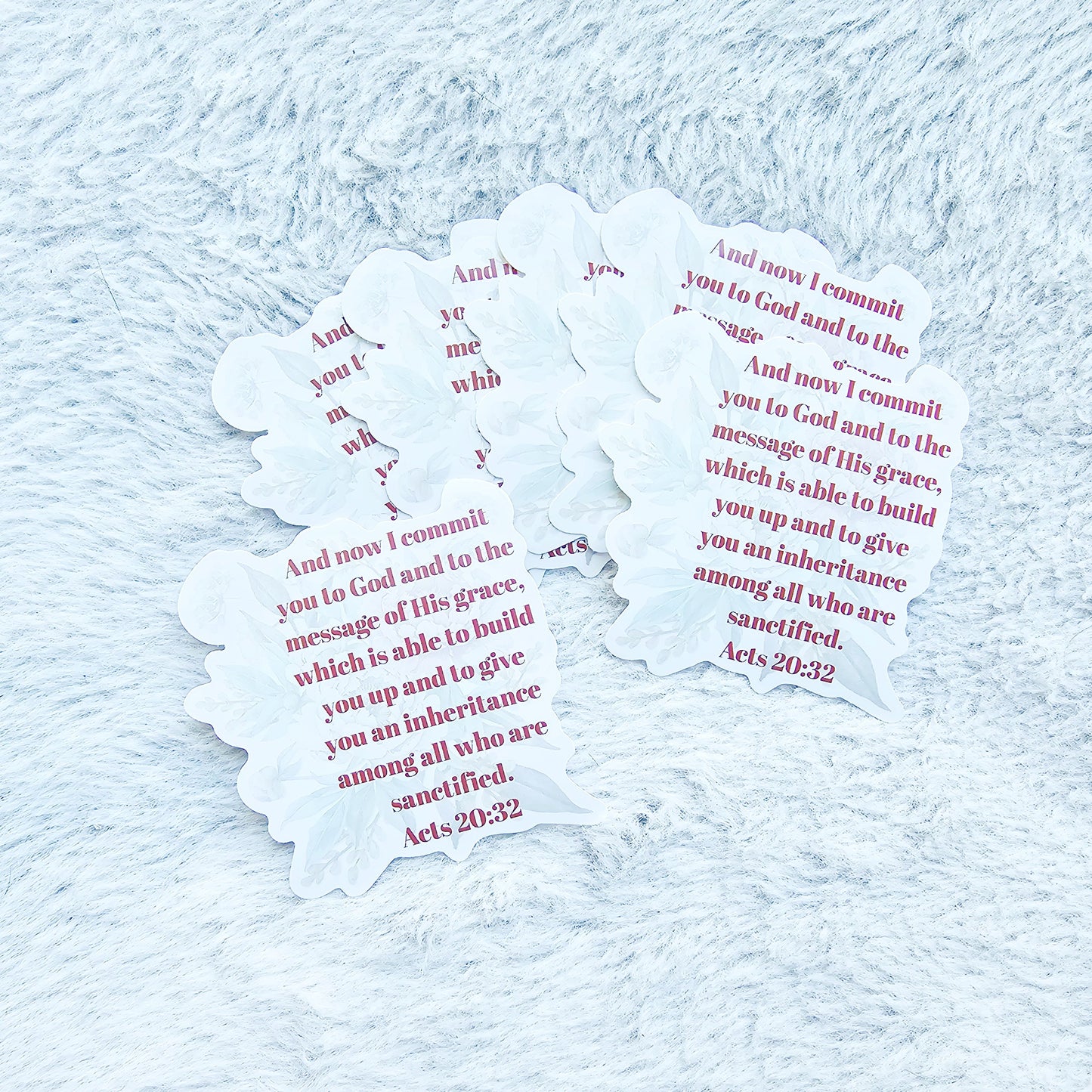 I Am Sanctified Vinyl Stickers - 3 pack