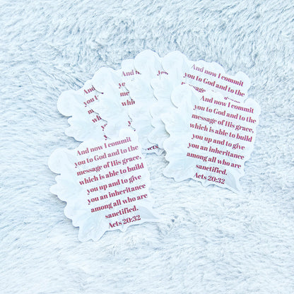 I Am Sanctified Vinyl Stickers - 3 pack