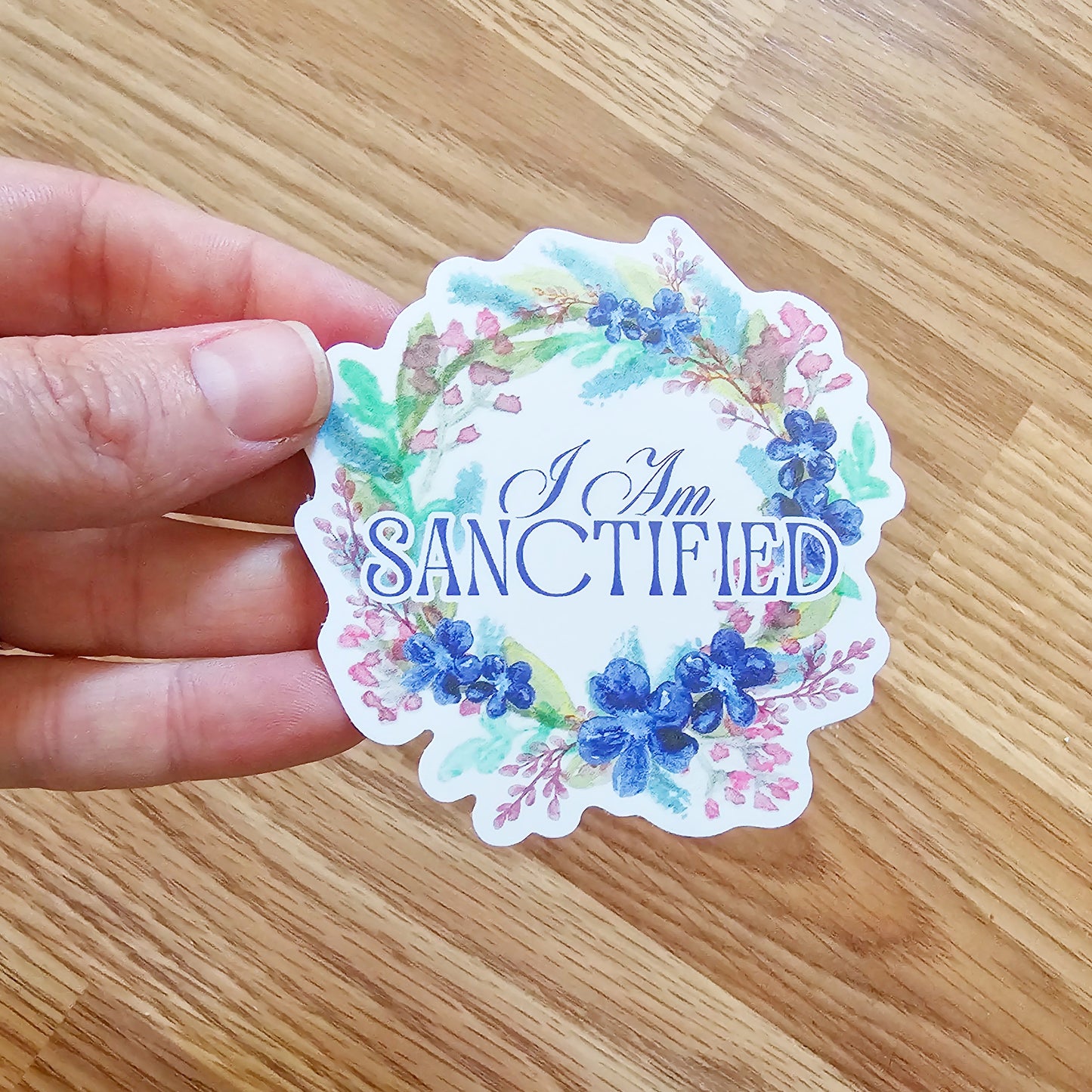 I Am Sanctified Vinyl Stickers - 3 pack