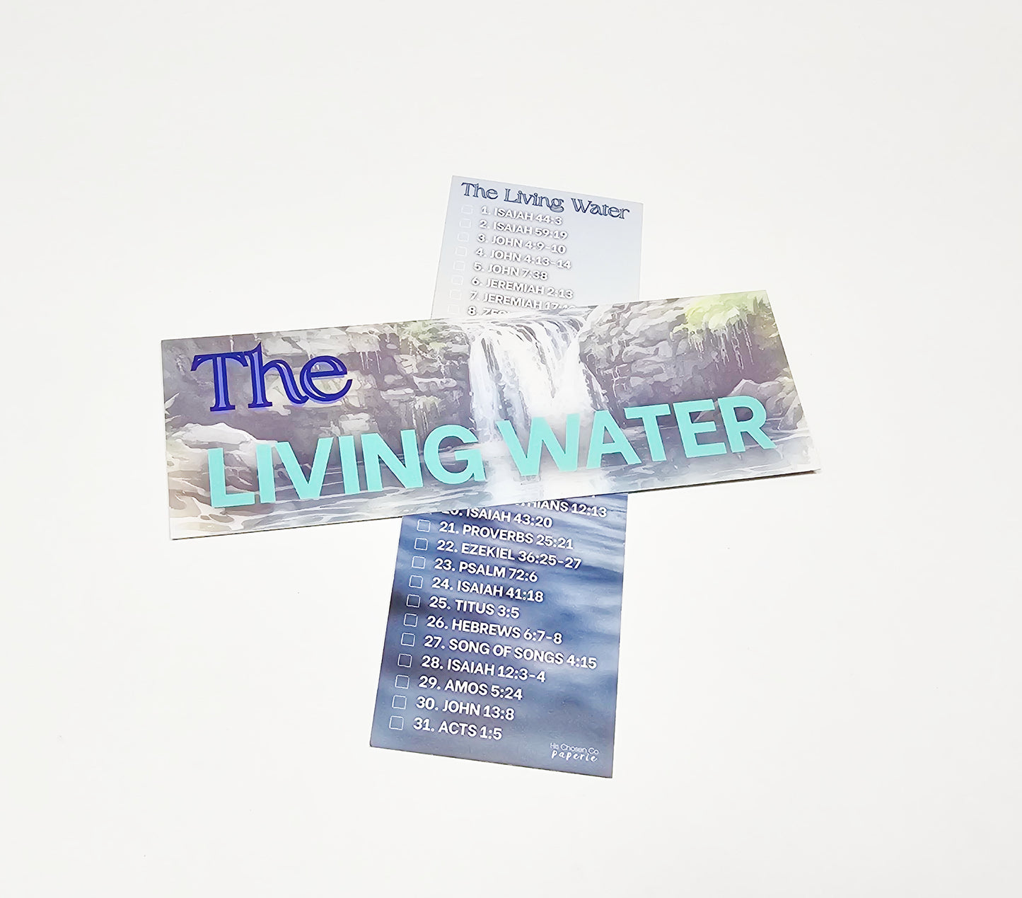 The Living Water Bible Study Bookmark