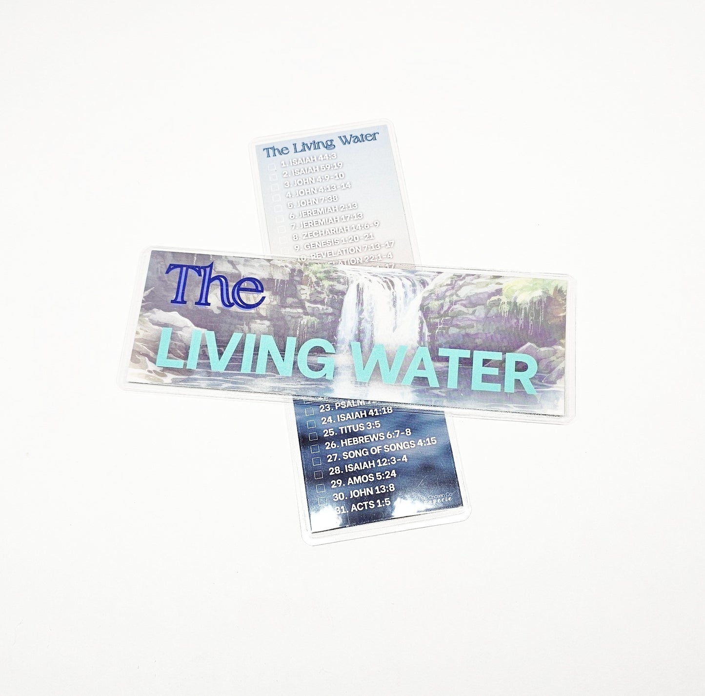 The Living Water Bible Study Bookmark