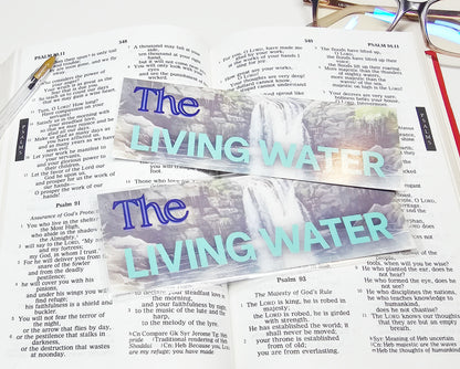 The Living Water Bible Study Bookmark