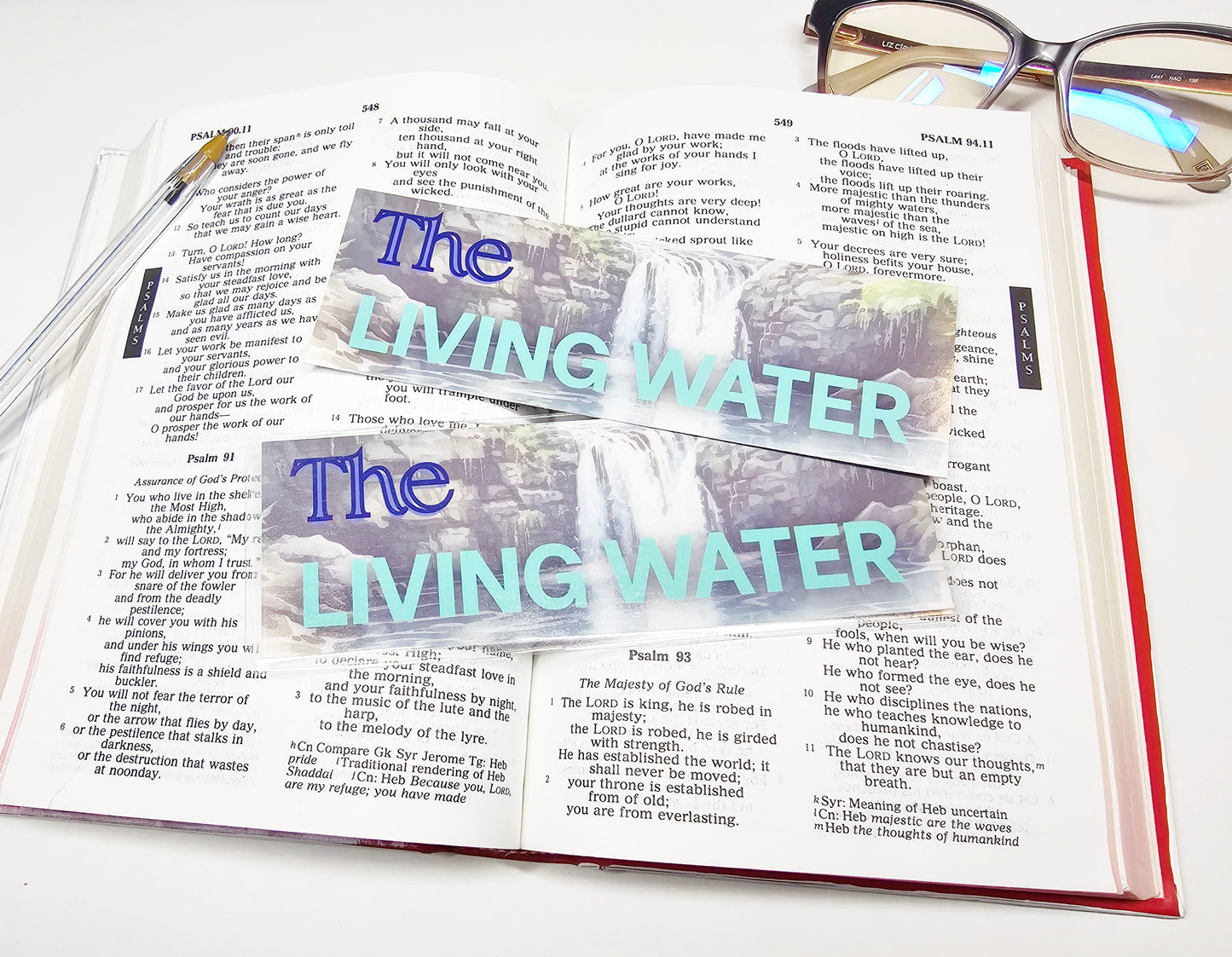 The Living Water Bible Study Bookmark