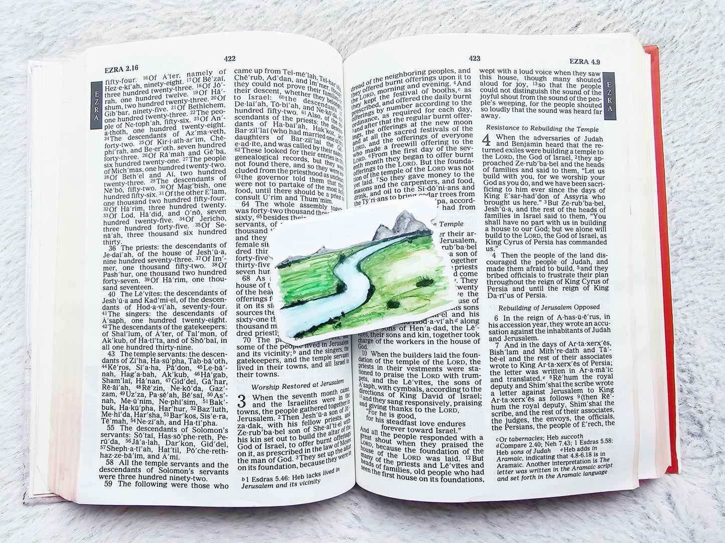 Watercolor Streams of Living Water Vinyl Sticker Decal